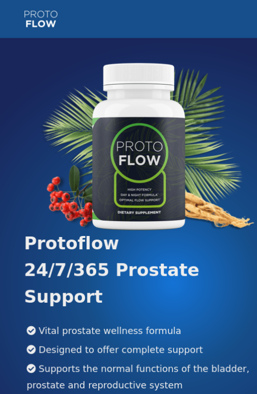 Protoflow provides bladder comfort support for daily urinary health and routine balance
